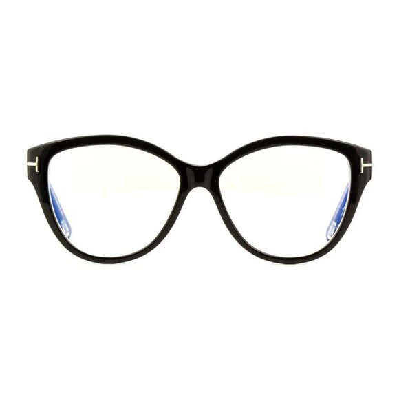 NEW TOM FORD EYEGLASSES BLACK WOMEN CAT EYE EYEWEAR - Picture 2 of 3
